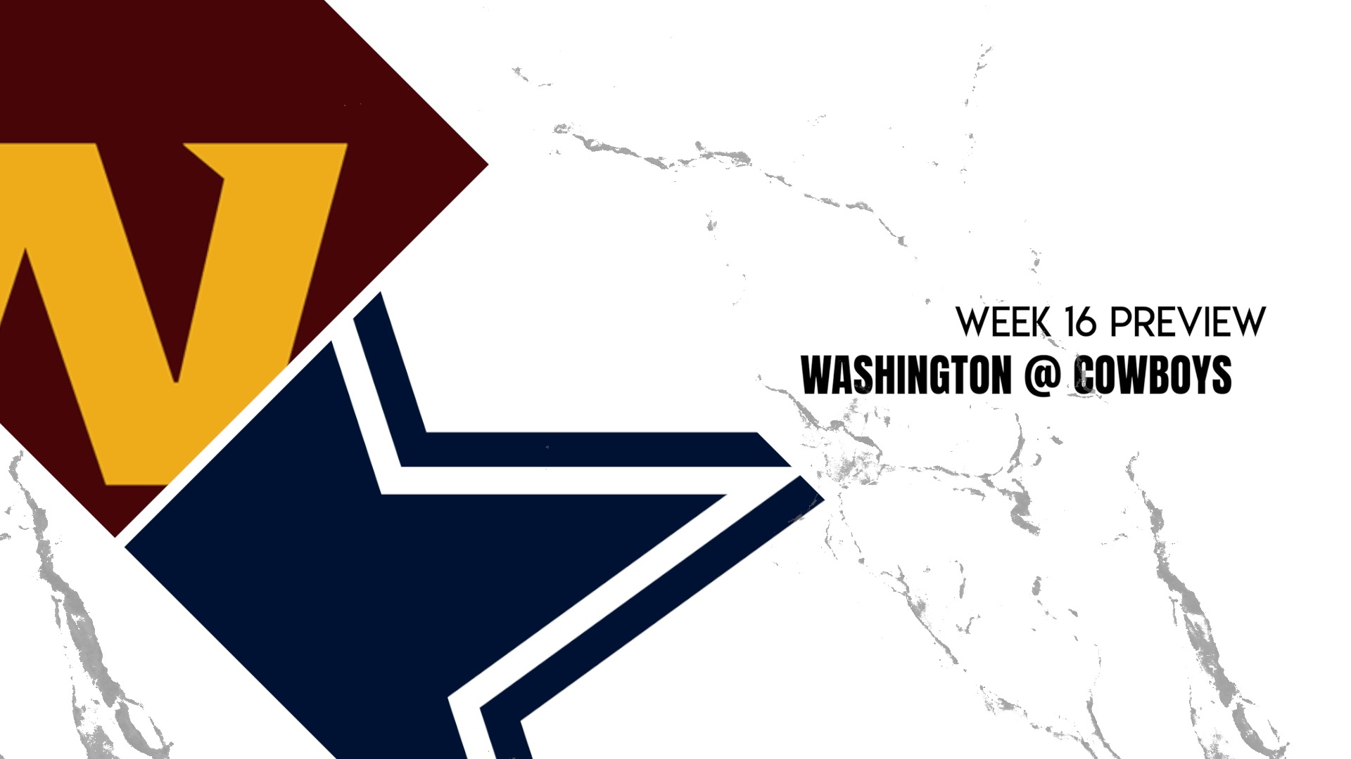 Week 16 Storylines Dallas Cowboys vs. Washington Football Team