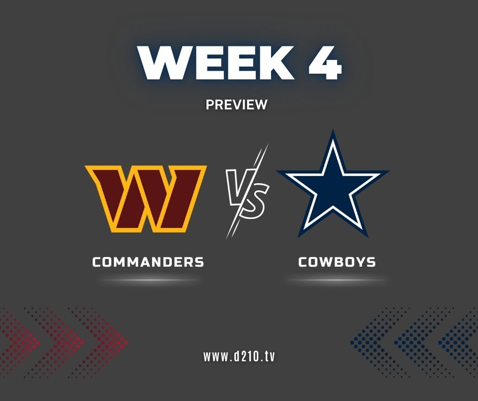Week 4 Storyline Dallas Cowboys vs Washington Commanders D210SPORTS