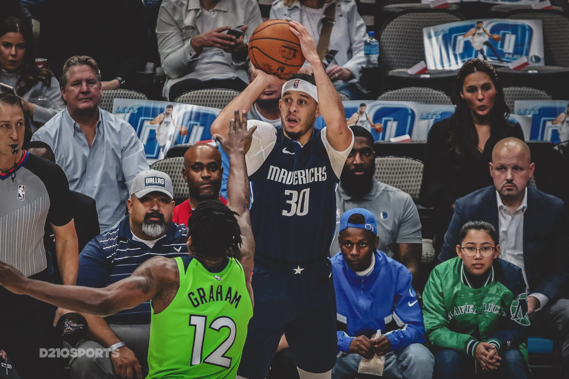 Seth Curry Signed In This Together Dallas Mavericks Photograph