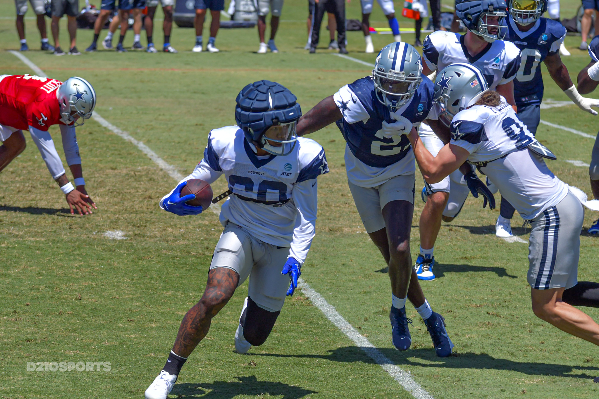 Cowboys Dynamic Defense Roars Through the Third Day of Padded Practice